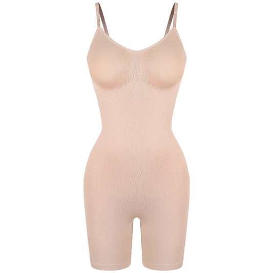 Snap Shapewear Full-Body Bodysuit (Nude)