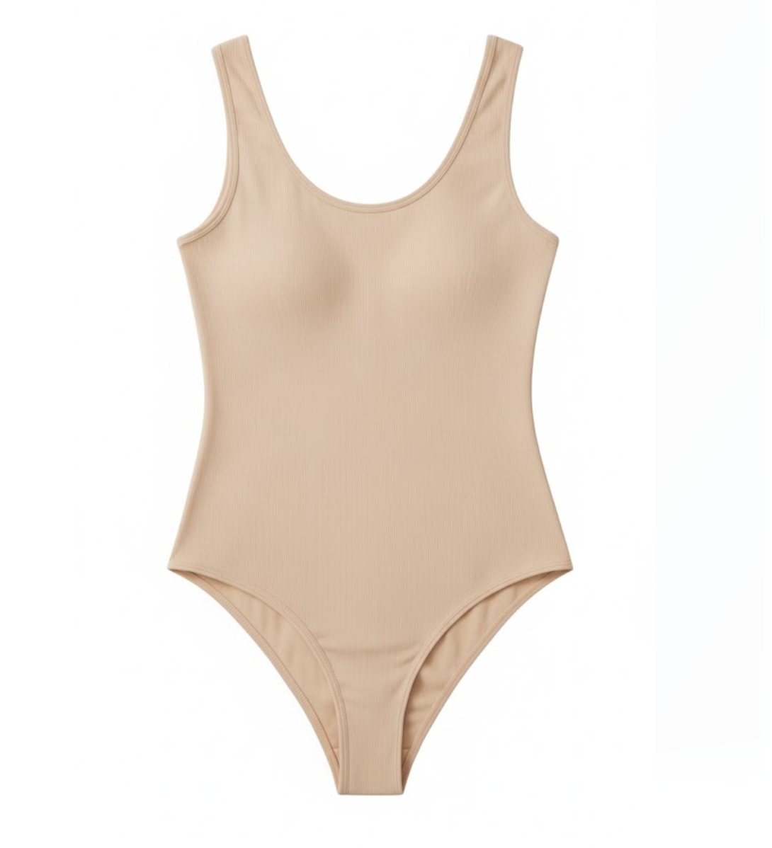 CurveLux Seamless Bodysuit (Nude)