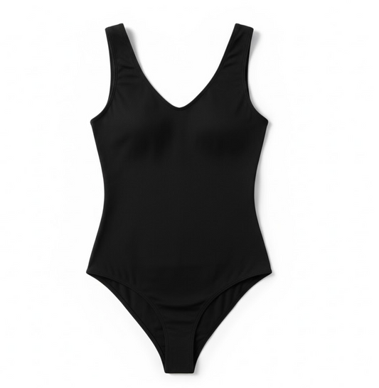 CurveLux Seamless Bodysuit (Black)